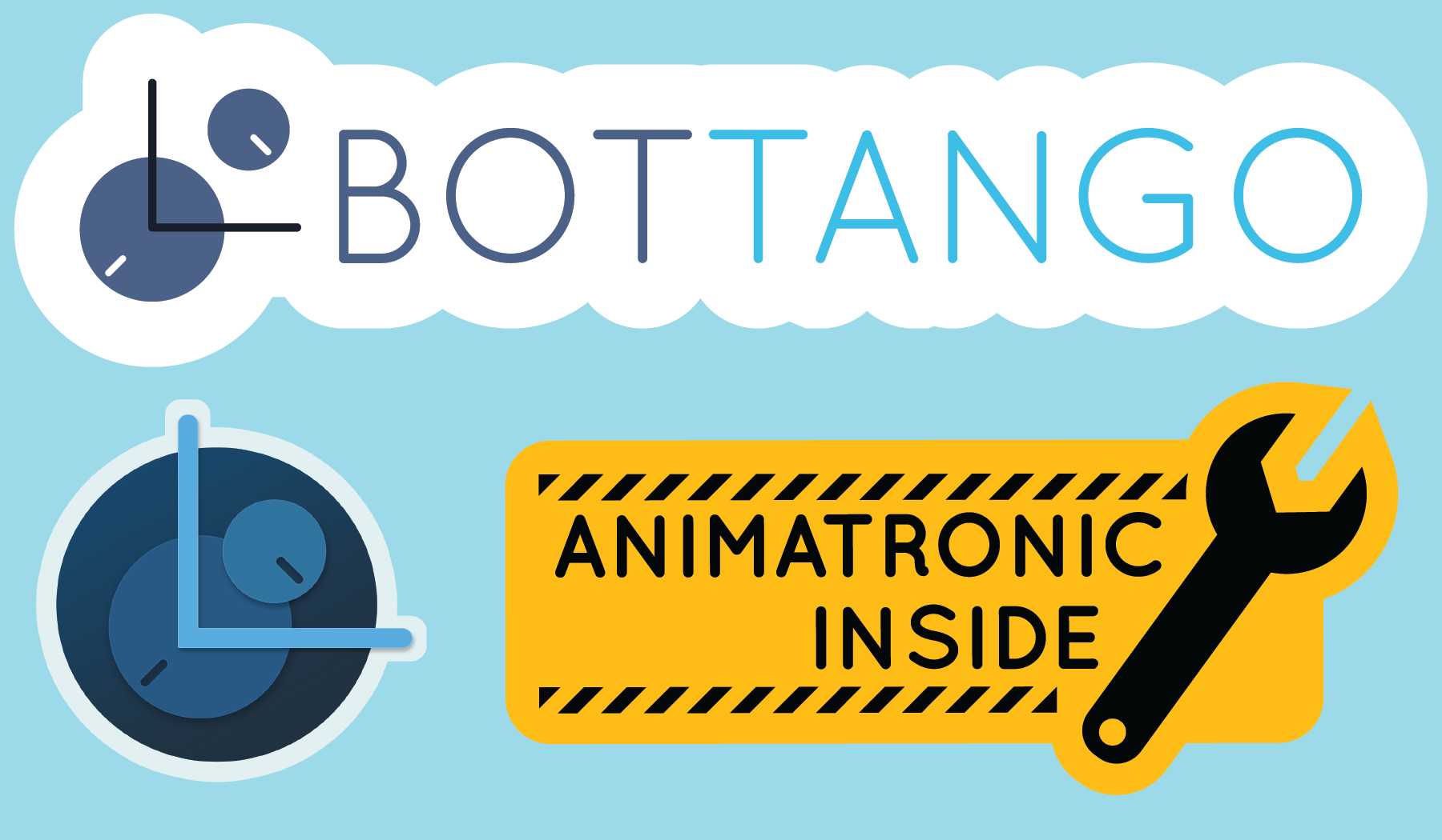 Bottango Merch - Stickers and Pin